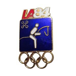 1984 Las Angeles Modern Pentathlon Olympic Game Pin
